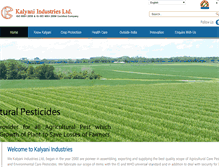 Tablet Screenshot of kalyaniindustries.com